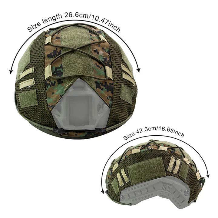 Capacete Militar com Cordão Elástico