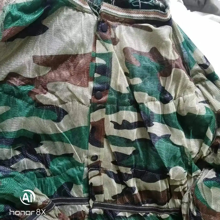 Roupa de camuflagem folha biônica 3D