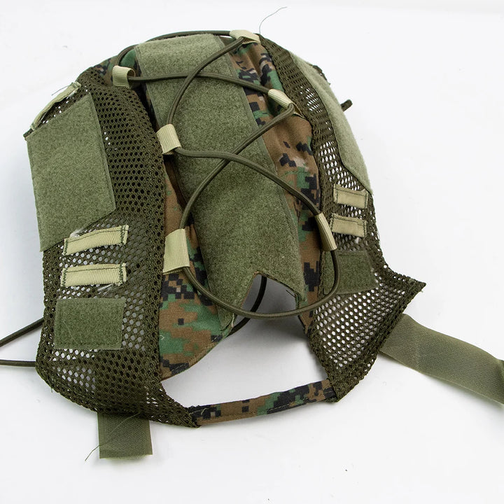 Capacete Militar com Cordão Elástico