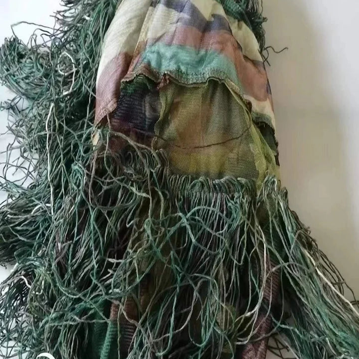 Roupa de camuflagem folha biônica 3D